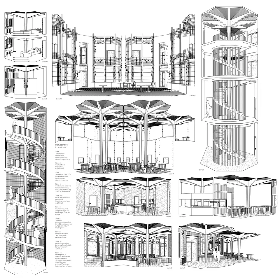 Storyboard - Innenvisualisierungen