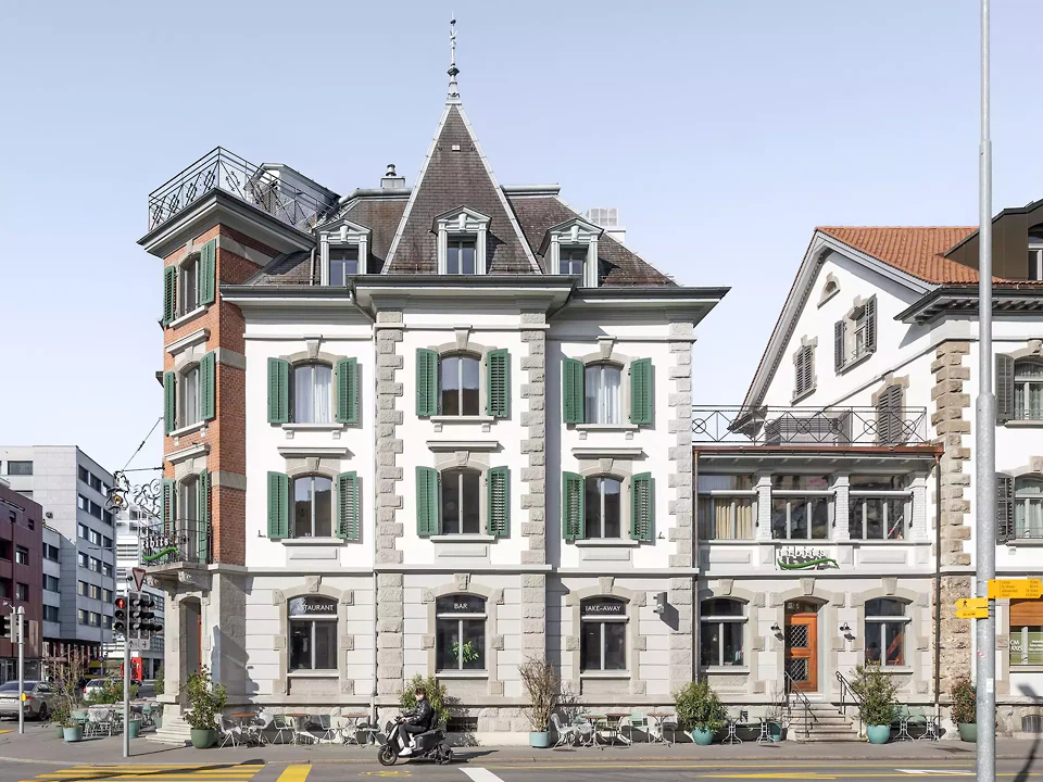 Gasthaus Bären, Zug - Fassade Süd