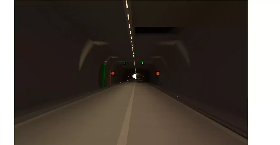 Tunnelstrasse Innen 3D