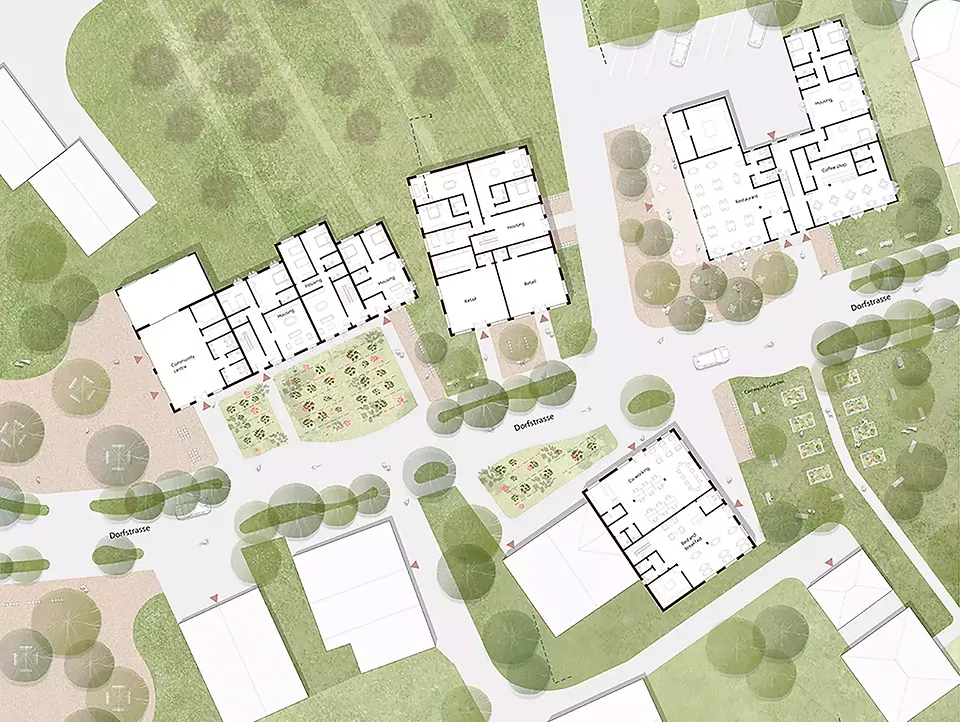 Klimaanpassung Dorfstrasse Ruggell