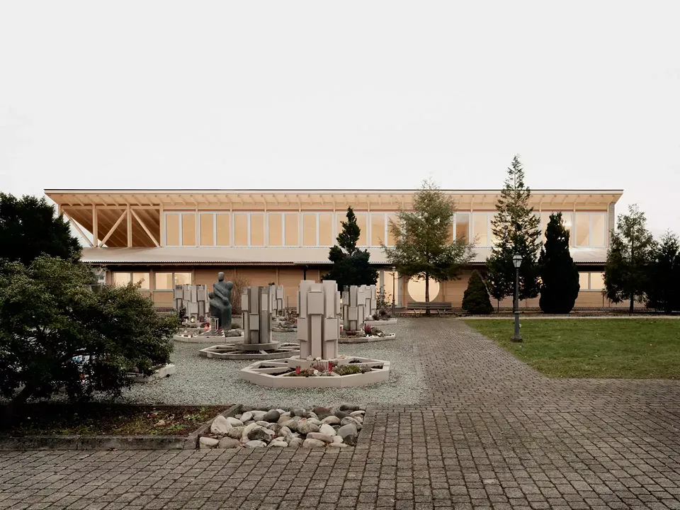 Blick vom Friedhof