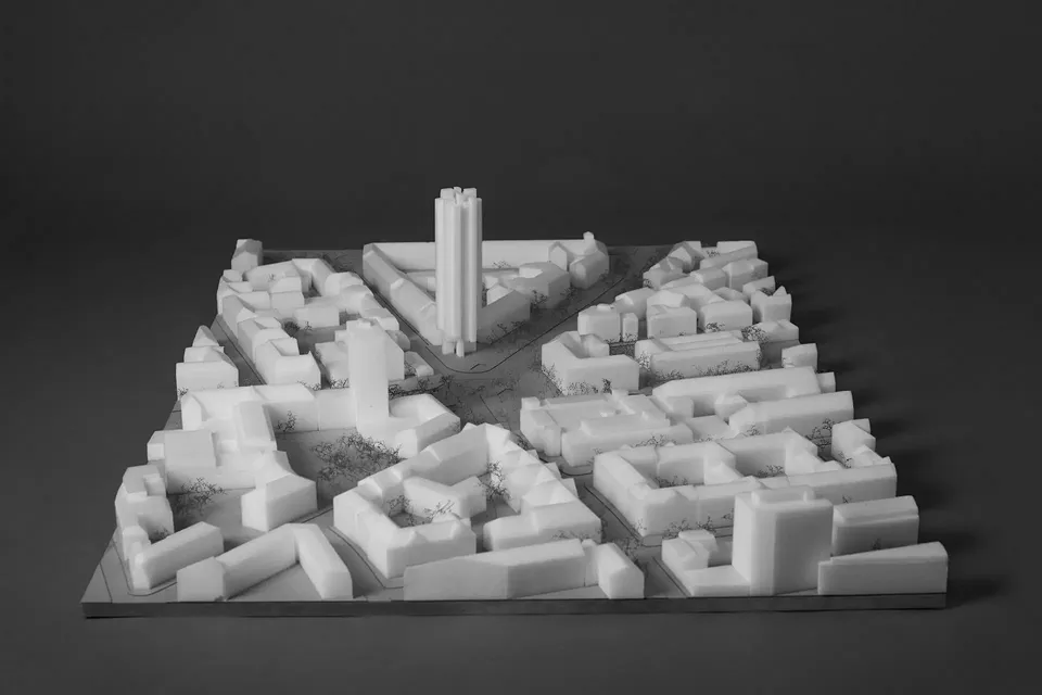 Städtebauliches Modell 1:500