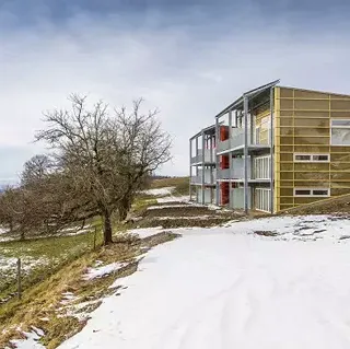 Doppeleinfamilienhäuser im Passivhausstandard