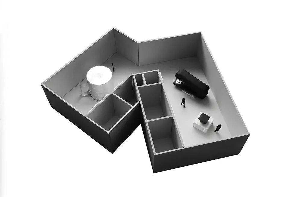 Organisation du plan type, maquette 1.50