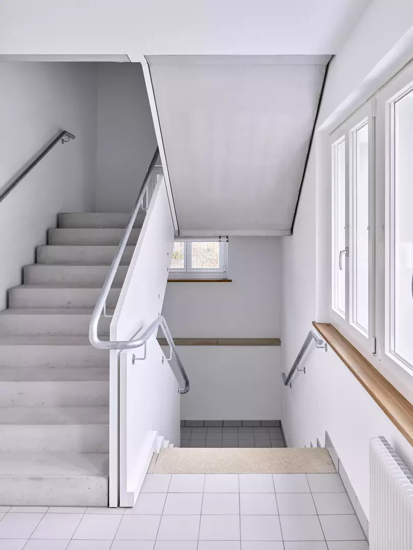 Treppenhaus – Übergang Bestand zu Aufstockung