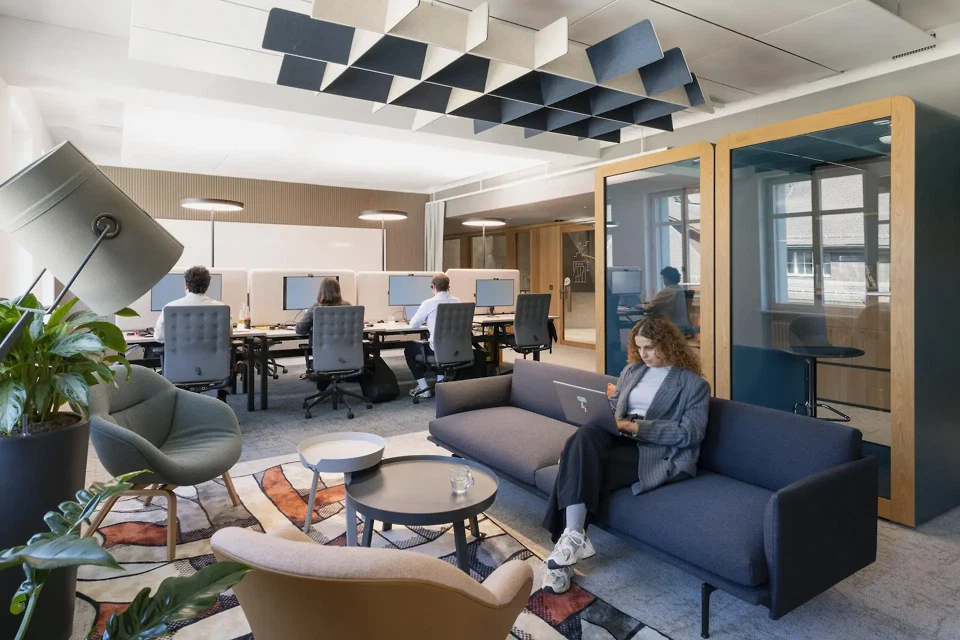 Accenture Campus Zurich, Pelikanstrasse - Arbeitsbereich
