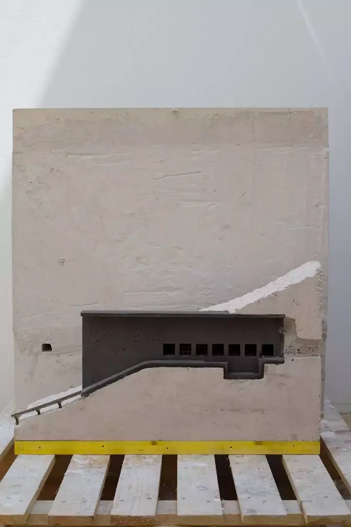 Maquette gare amont funiculaire 1:100