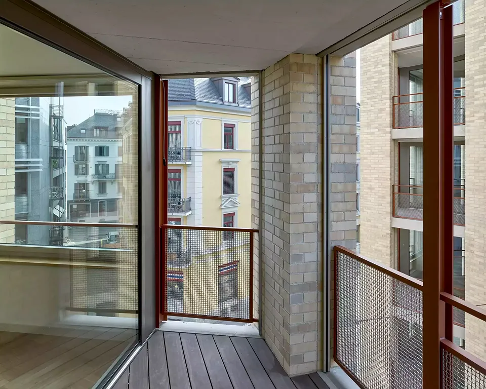 Vue sur la Zollstrasse