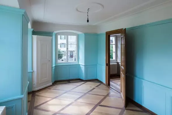 chambre turquoise