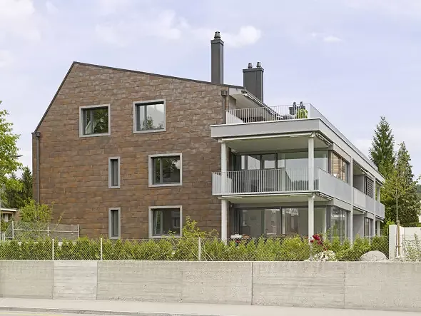Fassade, Feinsteinzeug, glasiert