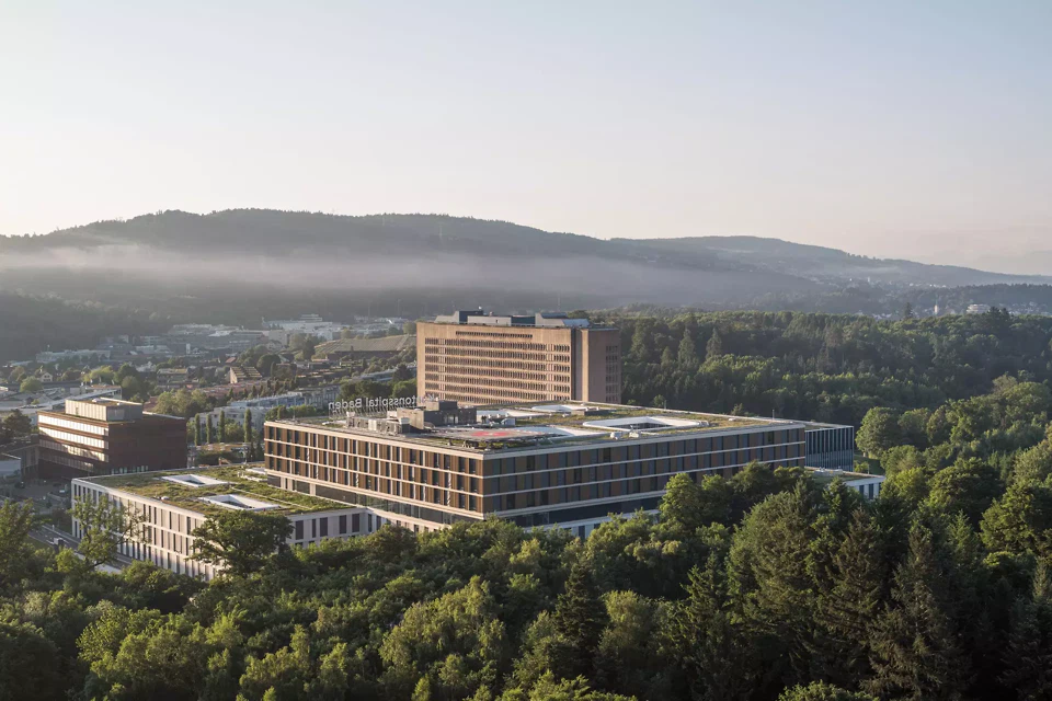 Kantonsspital Baden aus der Vogelperspektive II