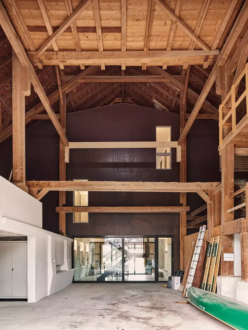 Fassade Scheunenraum (Haus in Haus)