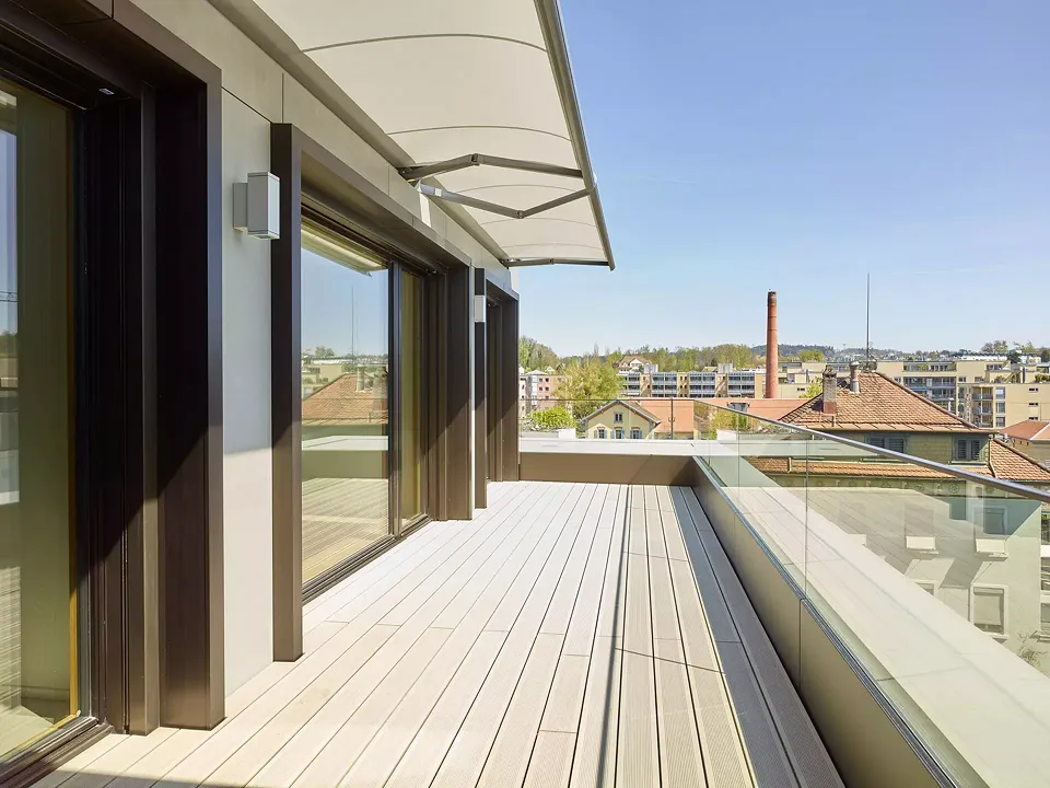Terrasse Wohnung Attika