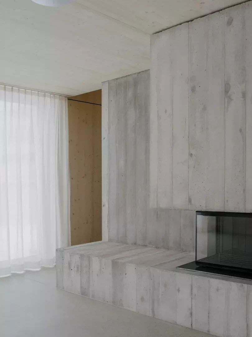 Betonkern mit Cheminée