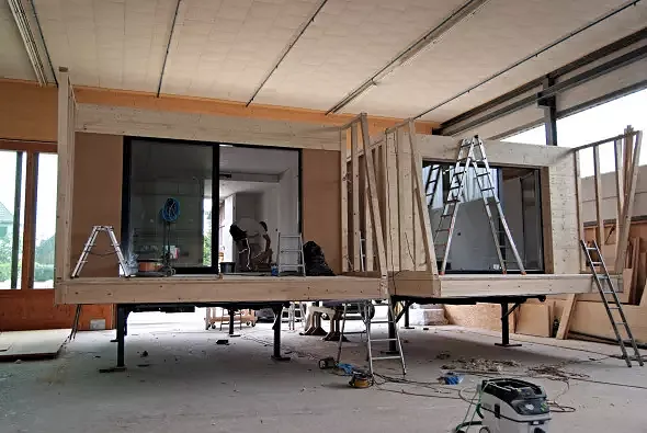 Production des unité UNUS dans l'atelier