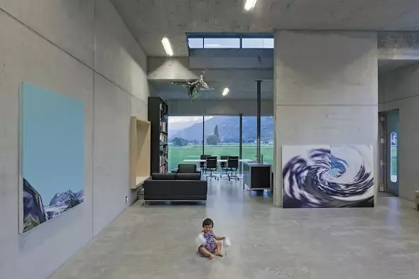Atelier Erdgeschoss © Thomas Andenmatten, Brig