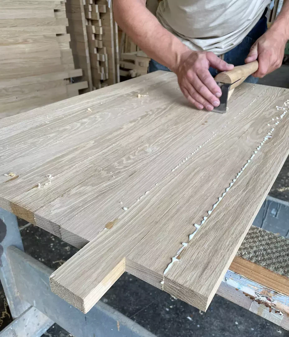 Reuse Holz: In der Werkstatt..