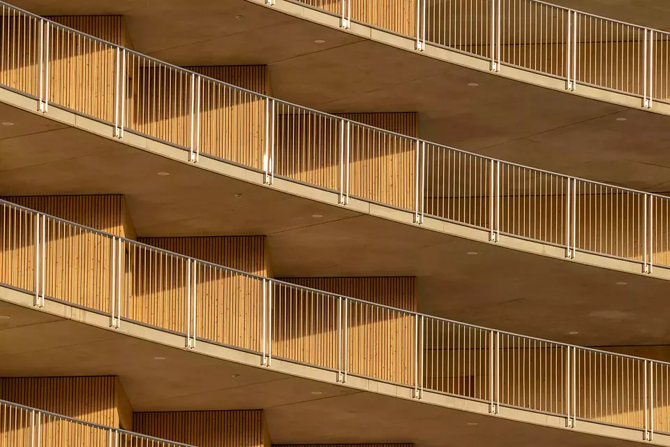 Détail de la façade intérieure