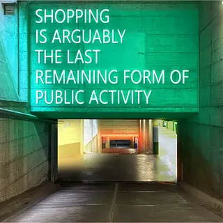 This is still a shopping mall