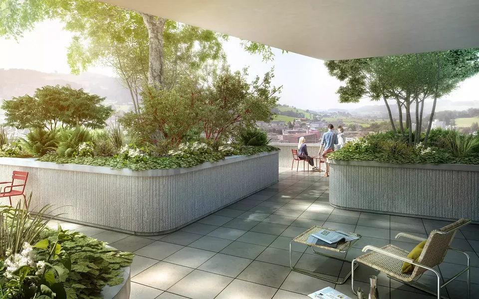 Dachterrasse