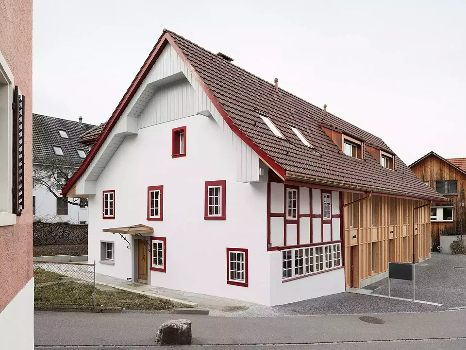 Ansicht Wohnhaus bestehend