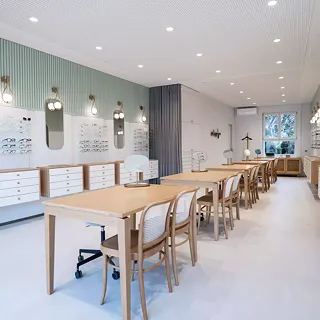 Modernisation du magasin d'optique Urfer