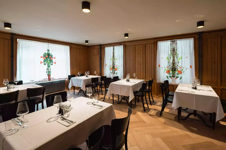 Post Hotel Löwe Mulegns | Gaststube