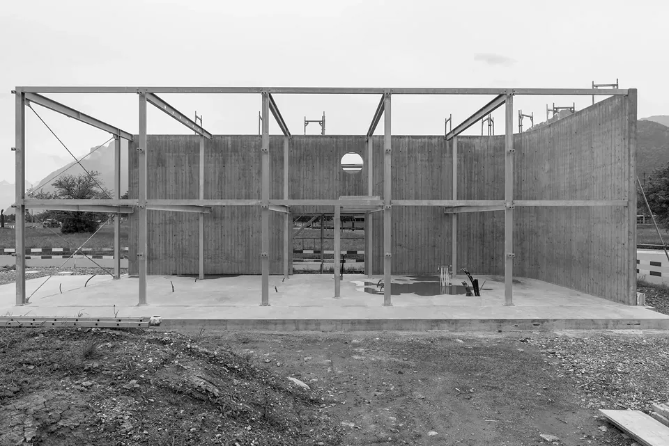 Baustelle im Rohbau