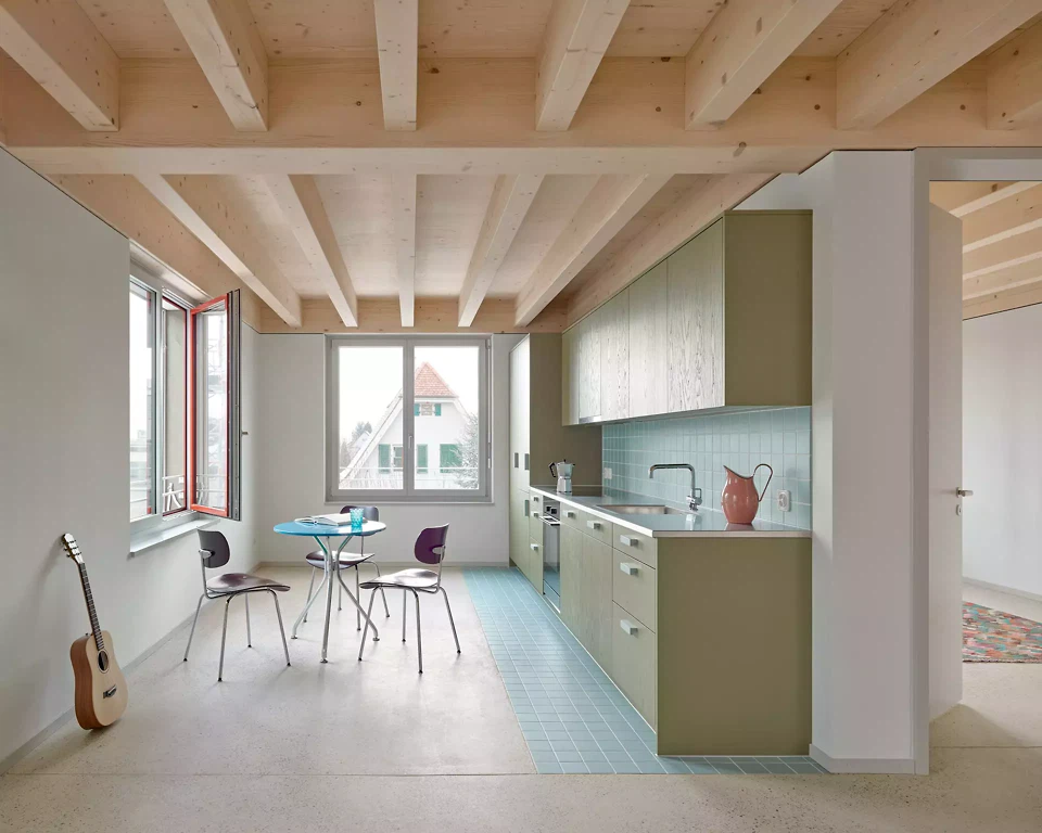 Cuisine exposée au nord