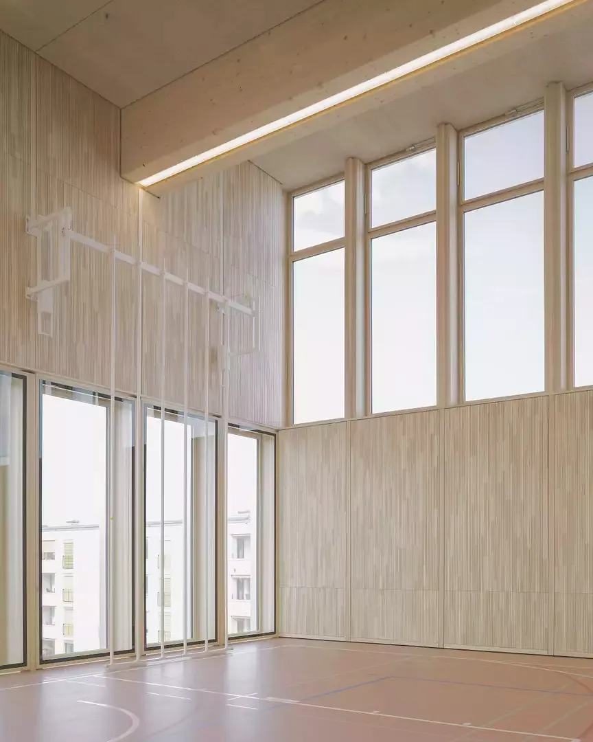 Image de détail d'un angle de la salle de gym