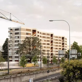 Immeuble d'habitation et de commerce Chemin des Rambossons