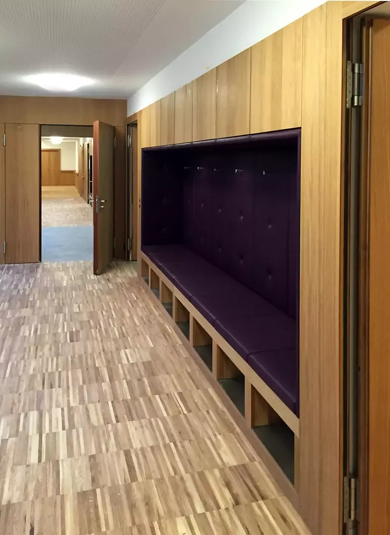 Vestiaire dans la maison d'habitation