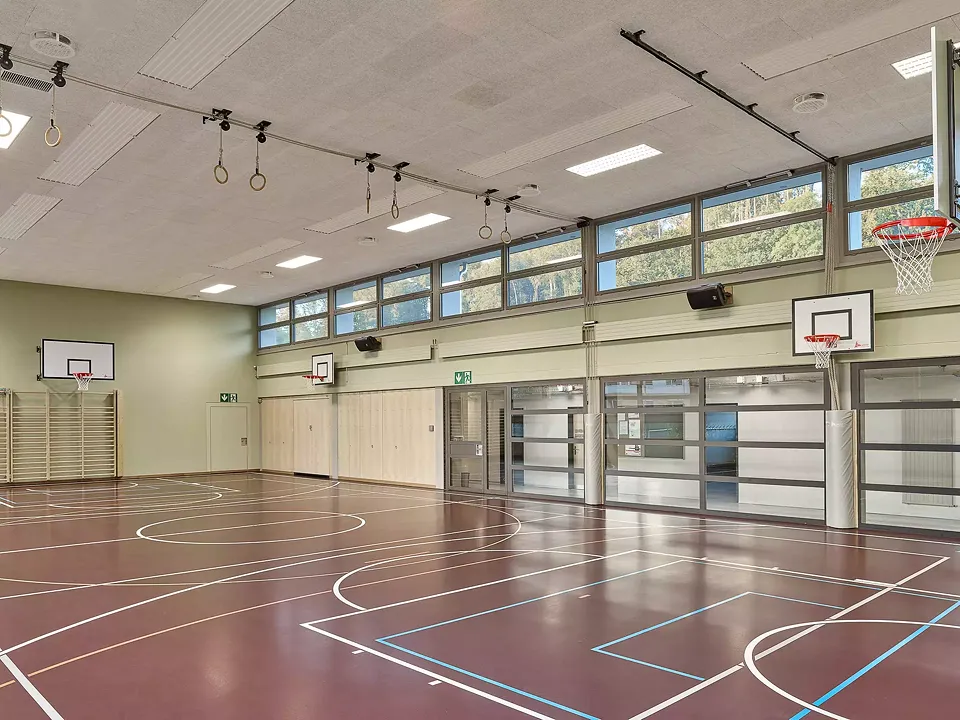 Sanierte Turnhalle
