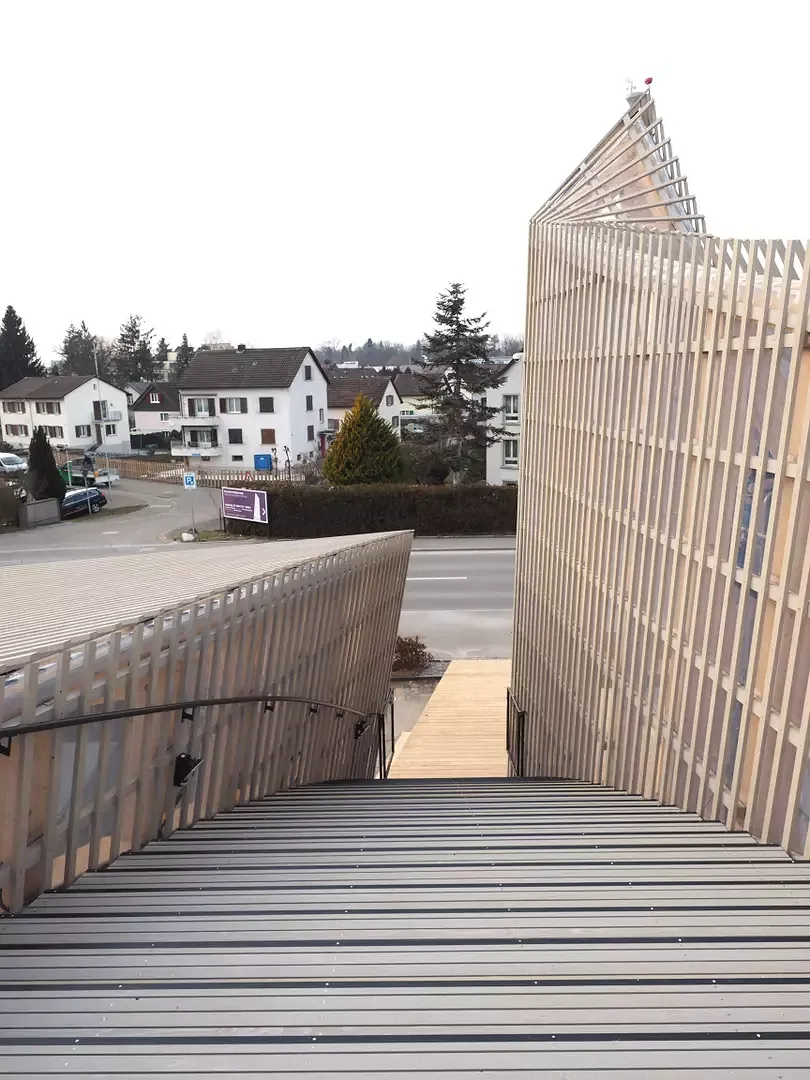 Außentreppe von oben