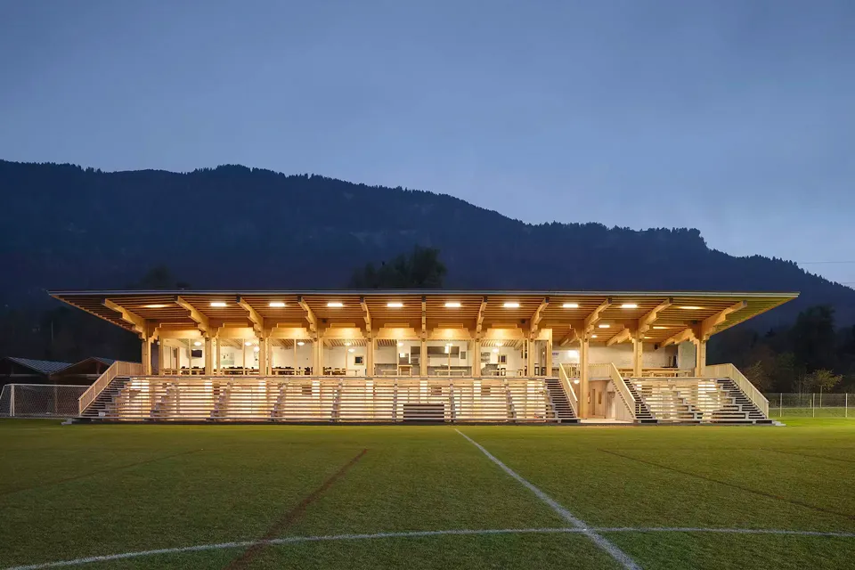 Tribünenansicht