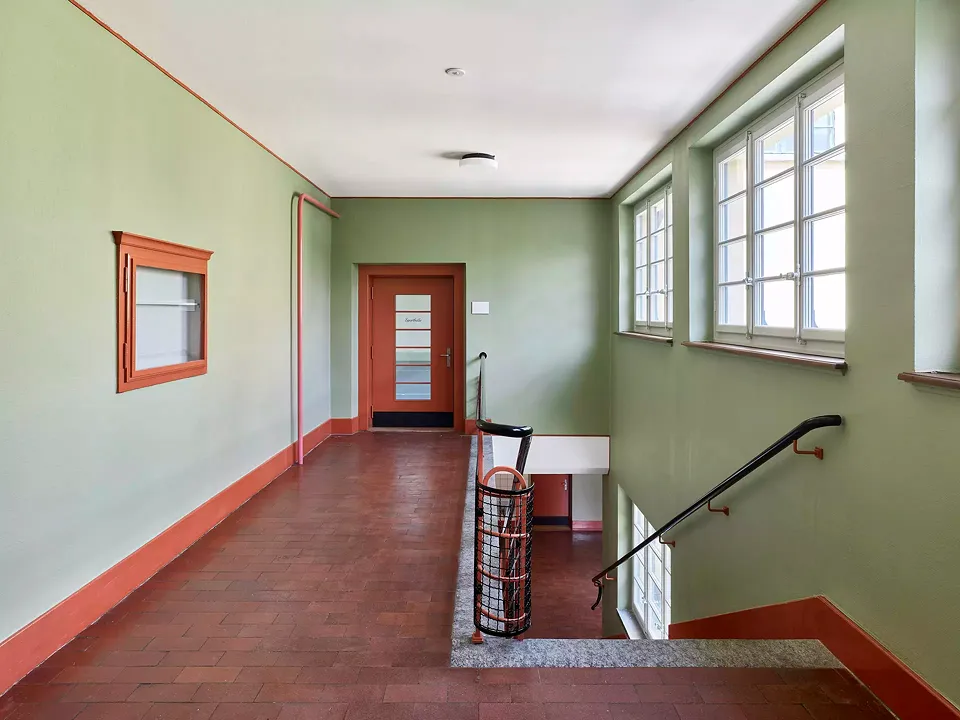 Espace d’entrée de la salle de sport