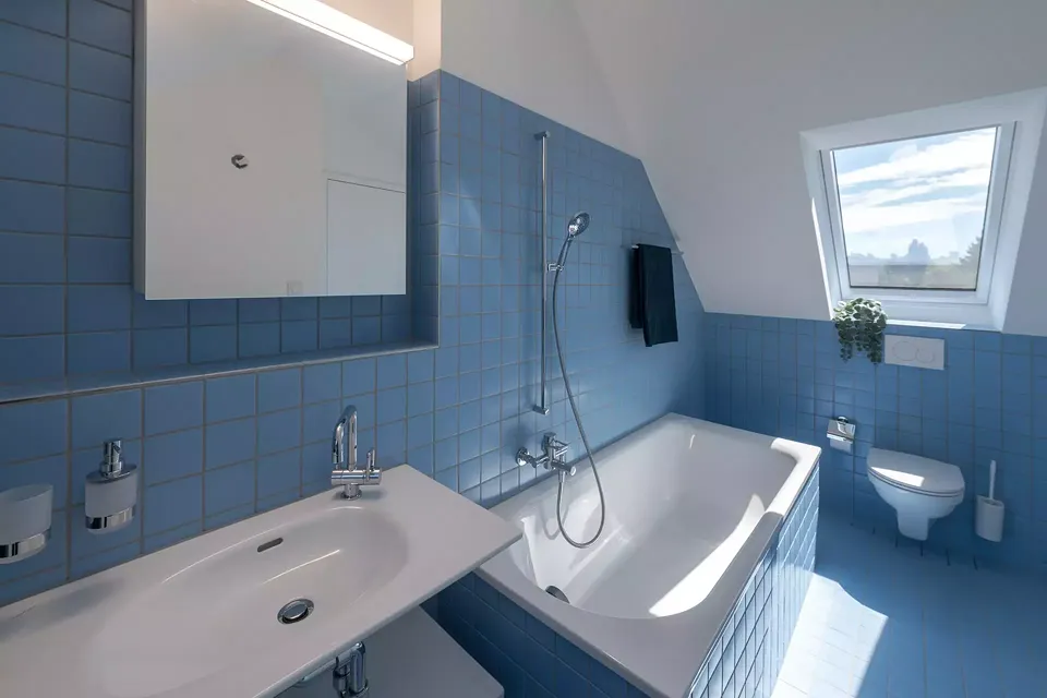 Badezimmer im Putzteil
