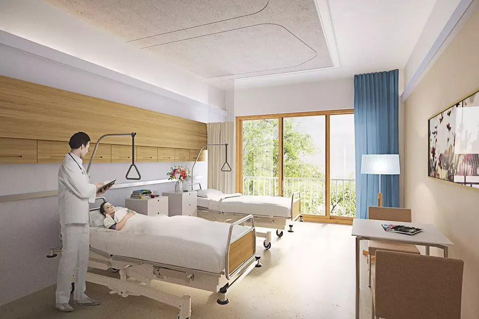 Patientenzimmer