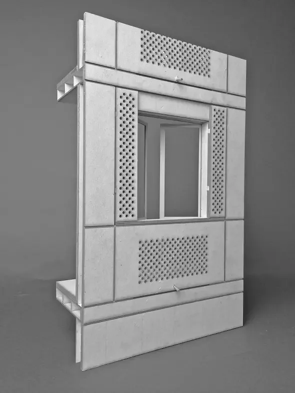 Fassadenmodell Fensterdetail aussen