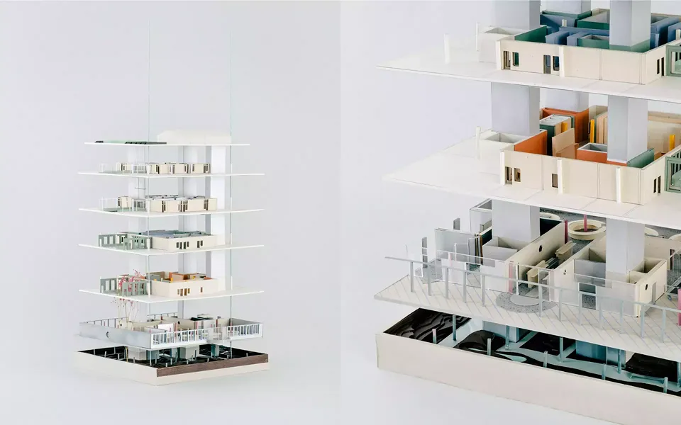 Baylon 2, Maquette 1:100, Stéphanie Hemidi, Luna Clertan, Norah Pittet