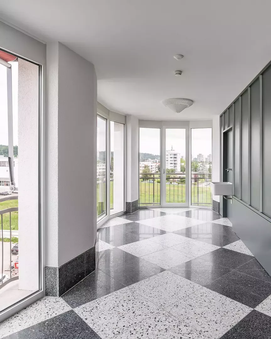 Loggia im Wohngeschoss