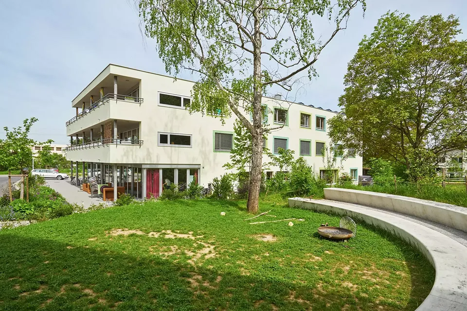 Ostfassade Gartenseite