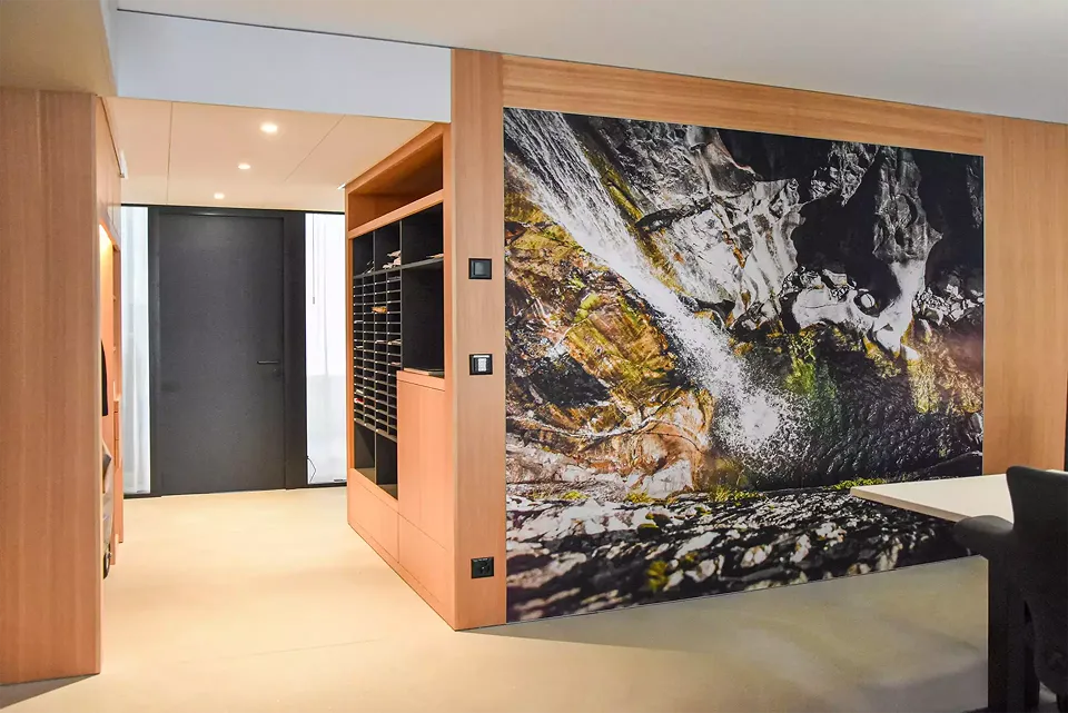 Open Space / Wandbespannung schallabsorbierend