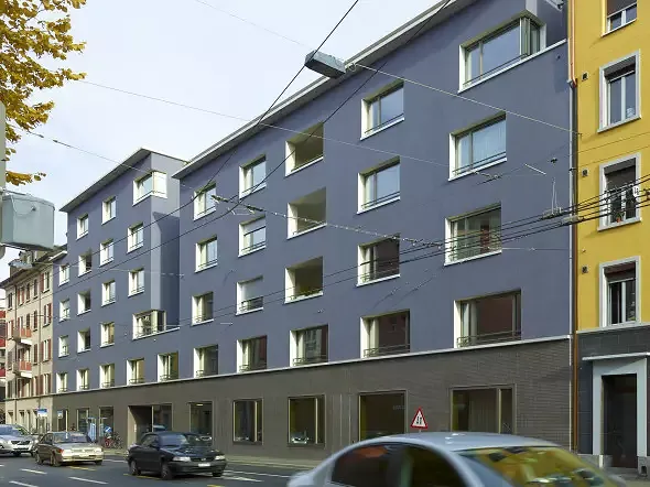 Vue de la côté Feldstrasse