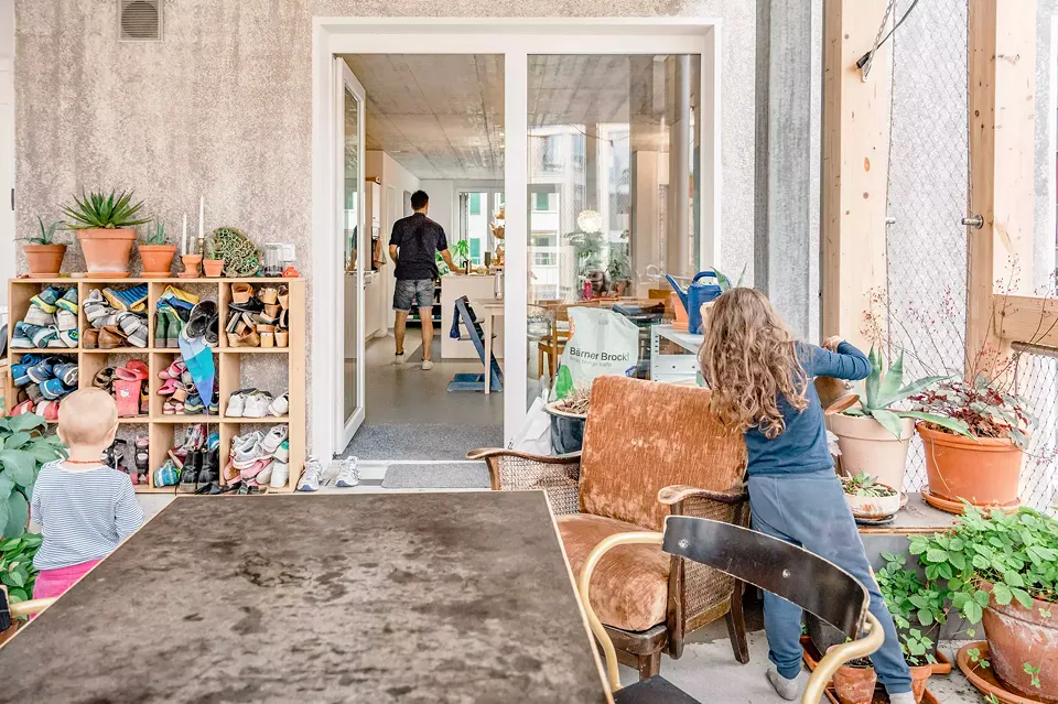 Wohnung mit Durchwohnen und freien Nutzungszuordnungen