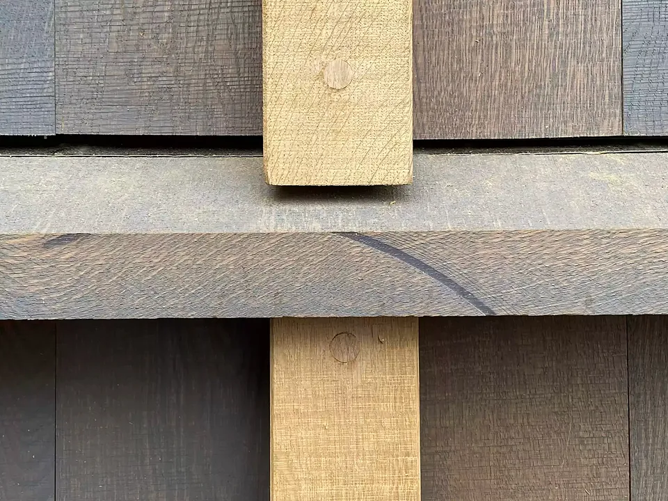 Détail assemblage façade.