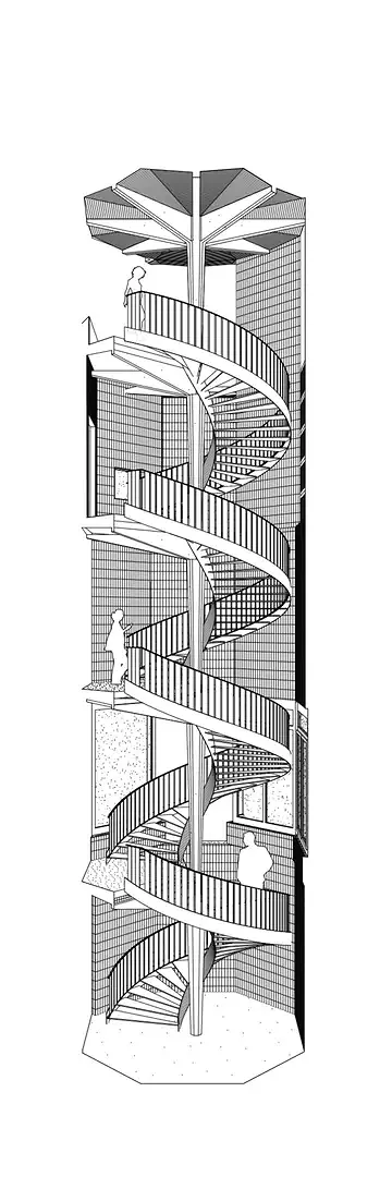 Szene 3 - Allgemeine Treppe