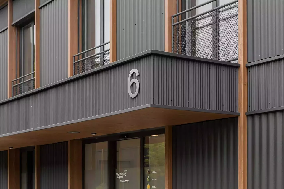 Detailaufnahme Fassade