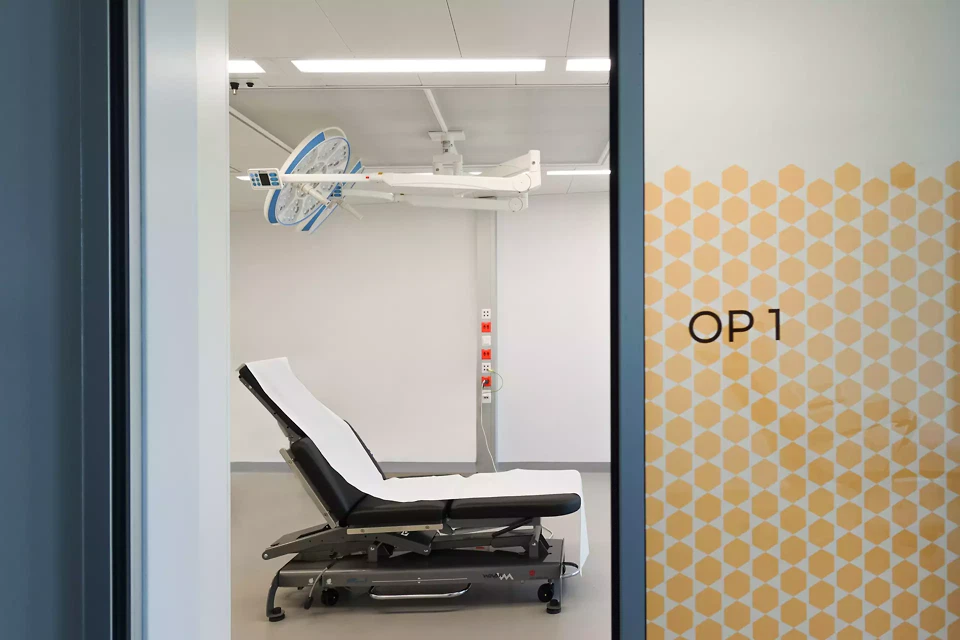 OP 1 und Beschriftung