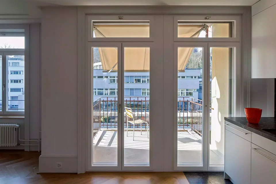 Vergrösserter Balkon